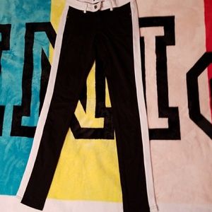 Black & white pants